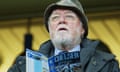 Richard Attenborough watches Chelsea play Manchester City at Stamford Bridge in 2003. Photograph: Ph