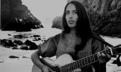 Folk singer Joan Baez