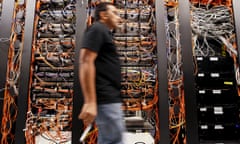 Network servers at Symantec headquarters in Mountain View, California.