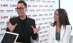 Gok Wan and Kathleen Saxton 