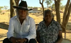 Felicity and Basil Hayes, residents of Whitegate town camp, Australia