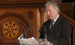 Alan Rickman reads tributes to CiF creator Georgina Henry