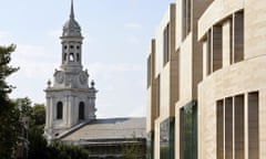 The new Stockwell Street campus of the University of Greenwich in London.