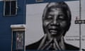 Nelson Mandela mural in Brooklyn