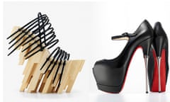 Killer Heels at the Brooklyn Museum: designs by Winde Rienstra, left, and Christian Louboutin