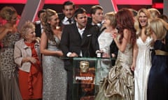 Towie cast collects Bafta award