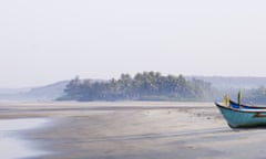 Serene sands … Ashvem beach, by the Palm Grove Beach Resort, Goa.