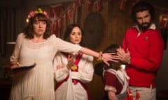 The Kennedys: Brenda (Katherine Parkinson), Jenny (Emma Pierson), Emma (Lucy Hutchinson) and Tony (Dan Skinner).