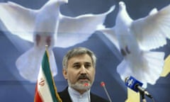 Mohammad Reza Khatami, the head of the Islamic Iran Participation Front (IIPF) and the brother of embattled reformist President Mohammad Khatami speaks to journalists during a press conference in Tehran, 13 December 2003. IIPF, Iran's main reformist party indicated today that it would take part in next February's parliamentary elections, but warned that it may yet stage a boycott if its candidates were blocked from standing by conservative-run watchdogs. AFP PHOTO/Atta KENARE(Photo credit should read ATTA KENARE/AFP/Getty Images)THR13