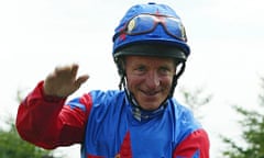 Pat Eddery after winning the Sussex Stakes at Goodwood on Reel Buddy in 2003.