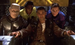 Deep-space sitcom … Kryten, Cat, Lister and Rimmer in Red Dwarf. Photograph: Tony Russell/BBC