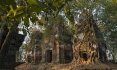 Angkor, Cambodia --- Cambodia, Preah Vihear Province, Koh Ker site, Prasat Thom temple.