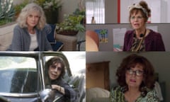 ‘It’s surprising it’s taken Hollywood so long to graft the Manic Pixie Dream Girl stereotype on to the Irascible Old Bat stereotype’ … clockwise from top left, Blythe Danner, Sally Field, Susan Sarandon and Lily Tomlin