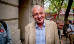 Ken Livingstone, who says he would love to see secret police files kept on him, at a rally in support of Jeremy Corbyn in August. Photo by Andrew Parsons/REX Shutterstock