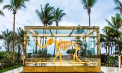 Damien Hirst's golden mammoth