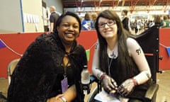 Megan and Malorie Blackman at Yalc