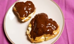 Jack Monroe's choux pastry hearts.