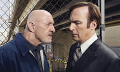 Better Call Saul’s Jonathan Banks and Bob Odenkirk.