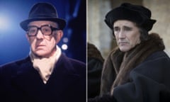 Alec Guinness in Smiley's People and Mark Rylance in Wolf Hall