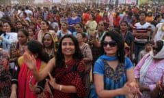A One Billion Rising event in Ahmadabad, India