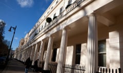 Eaton Square in  Belgravia, London, where most households would pay the mansion tax proposed by Labo