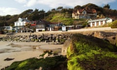 Hidden gem … Steephill Cove beach, Ventnor, Isle of Wight