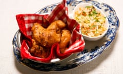 Jack Monroe's southern fried chicken liver (with coleslaw).