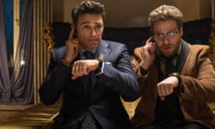 James Franco, left, with The Interview co-star Seth Rogen.