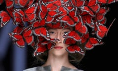 McQueen butterfly headdress