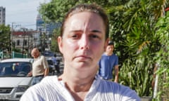 Cuban performance artist Tania Bruguera poses for a picture in Havana in December 2014 after being released from a police station