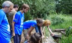 Volunteers working on the Regent's canal