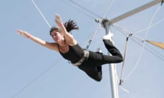Trapeze training can be a great form of exercise.
