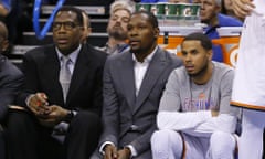 The Oklahoma City Thunder's Kevin Durant will most likely be on the sidelines for the rest of the season.