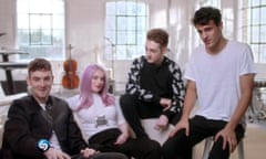 Clean Bandit in an advert for Cortana