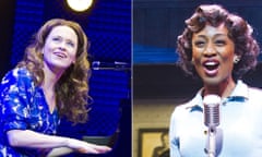 Beautiful: The Carole King Musical and Memphis: The Musical lead the nominations for individual productions at the Olivier awards.