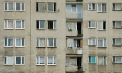 A housing block in Warsaw.