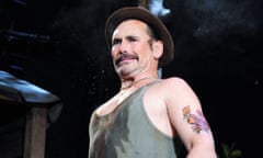 Strutting … Mark Rylance as Johnny 'Rooster' Byron in Jerusalem