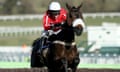 Grand National runner The Druids Nephew winning at Cheltenham