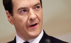 George Osborne: his extreme austerity of 2010-12  failed. Photograph: Andy Rain/EPA