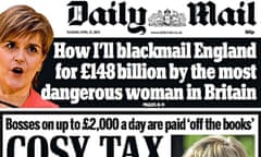 Daily Mail front