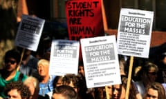 students protesting
