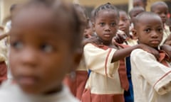 Primary school, Lagos Nigeria,  morning assembley