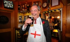 Ukip leader Nigel Farage on St George's day