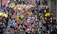 London Marathon runners