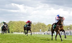 Sprinter Sacre finishing second to Special Tiara in the Celebration Chase at Sandown