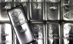 Precious metals in demand as markets fall.