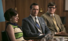 Is that all there is? Elisabeth Moss, from left, Jon Hamm and Rich Sommer in Mad Men.