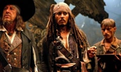 johnny depp in pirates of the caribbean