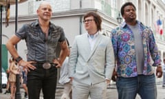 Rob Corddry, Clark Duke and Craig Robinson in Hot Tub Time Machine 2.