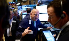 Traders on the New York Stock Exchange.